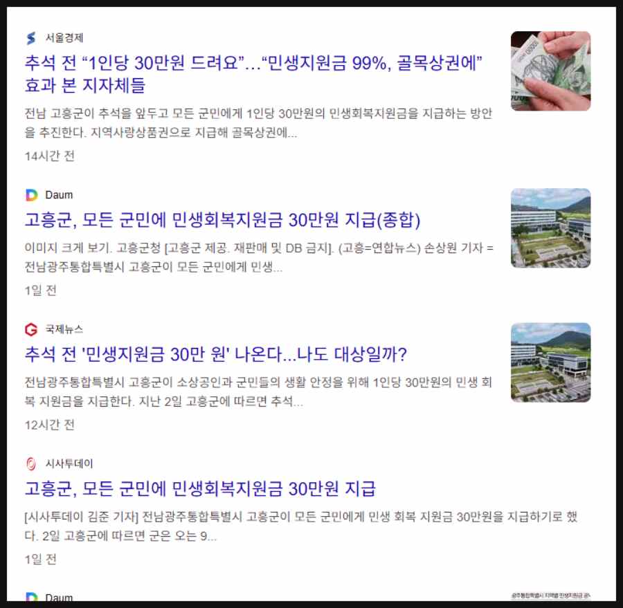 민생지원금