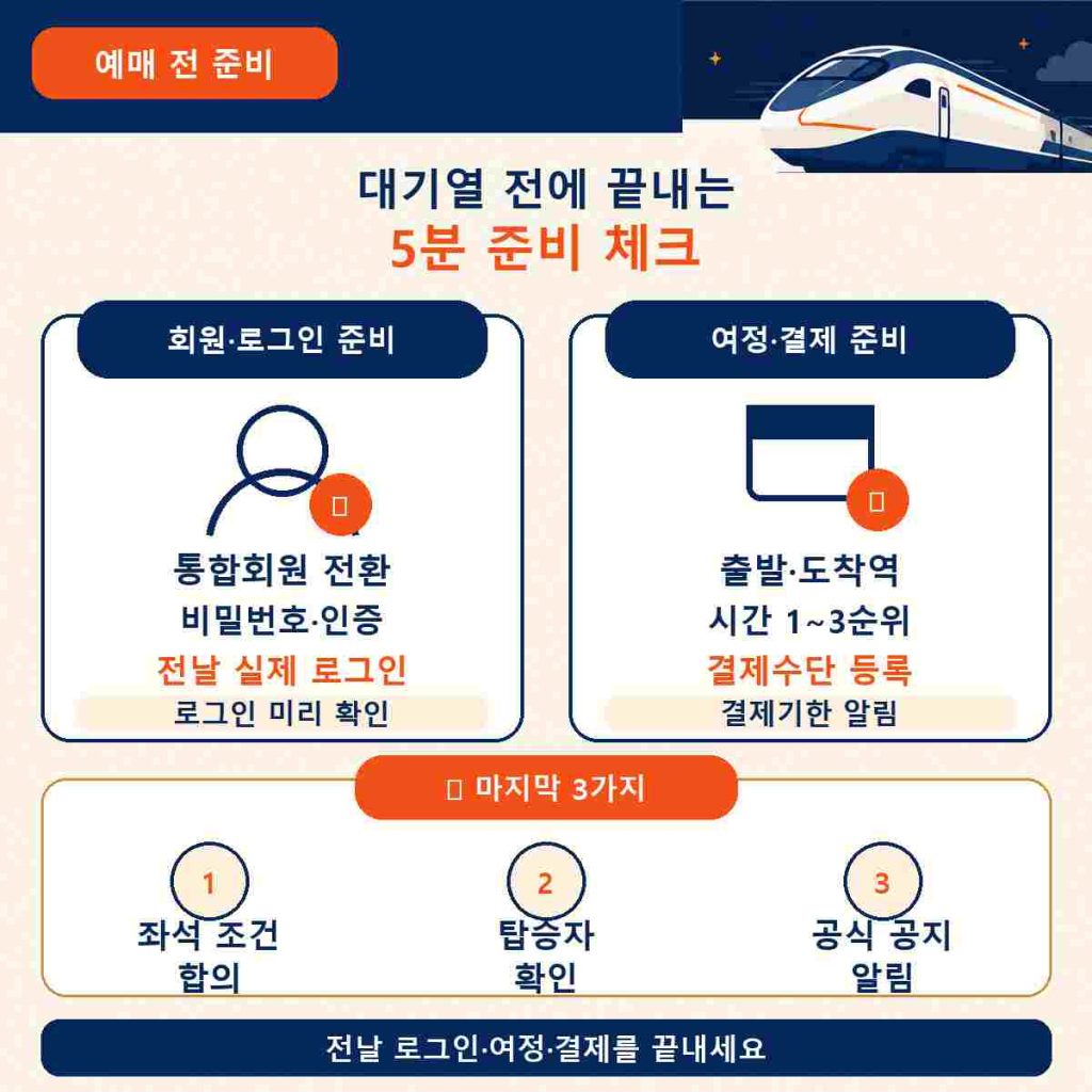 2026 KTX 추석 기차표