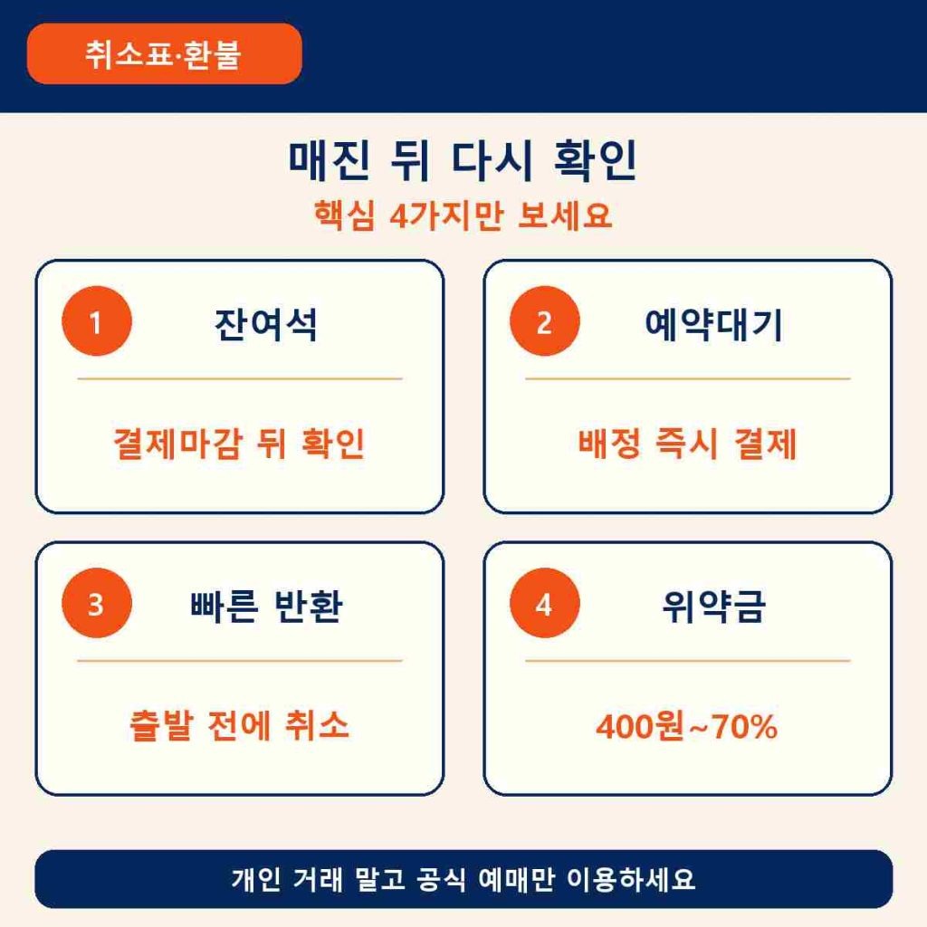 2026 KTX 추석 기차표