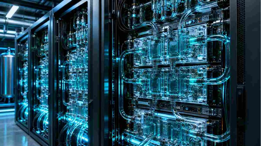 AI데이터센터 관련주 GPU 액침냉각 이미지
