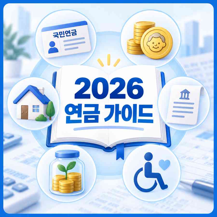 2026 연금 종류별 수령액 신청방법 안내