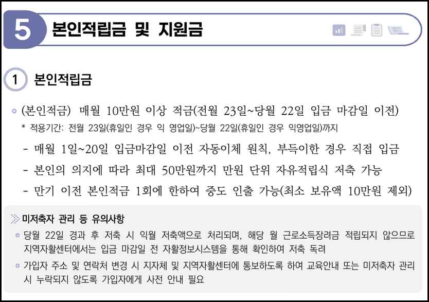 2026 희망저축계좌2 신청 가입 및 지원 절차